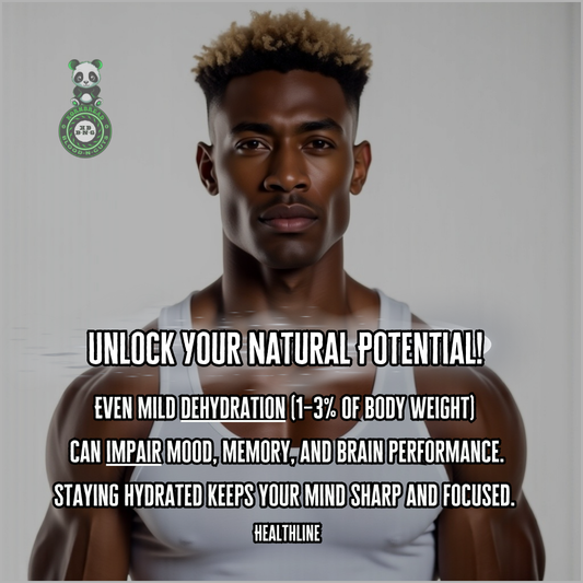 Mild dehydration (1-3% of body weight) can impair mood, memory, and brain performance. Staying hydrated keeps your mind sharp and focused. Healthline