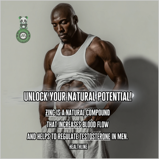 Zinc is a natural compound that increases blood flow and helps to regulate testosterone in men. Healthline