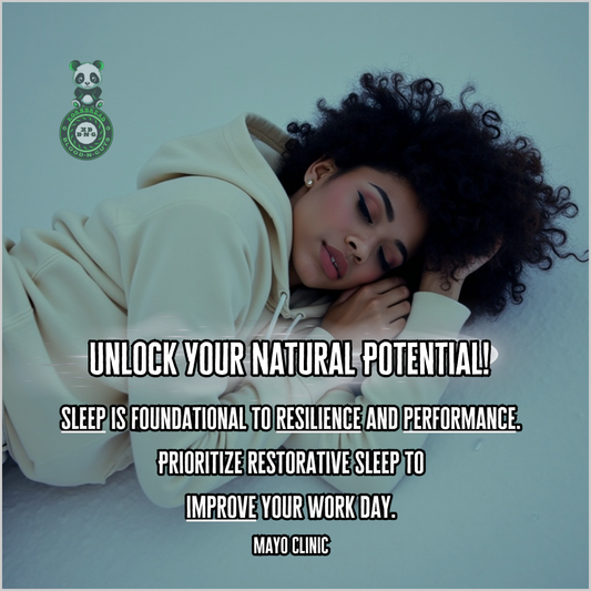 Sleep is foundational to resilience and performance. Prioritize restorative sleep to improve your work day. Mayo Clinic
