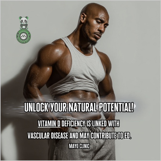 Vitamin D deficiency is linked with vascular disease and may contribute to erectile disfunction. Mayo Clinic