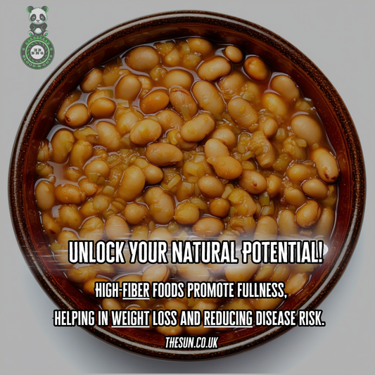High-fiber foods promote fullness, helping in weight loss and reducing disease risk. THESUN.CO.UK