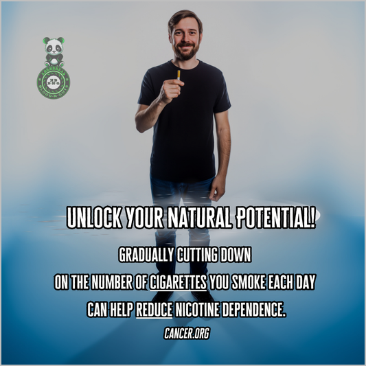 Gradually cutting down on the number of cigarettes you smoke each day can help reduce nicotine dependence. Cancer.org