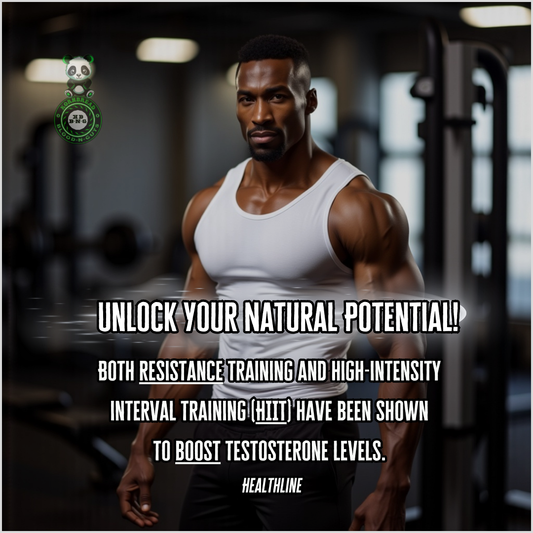 Both resistance training and high-intensity interval training (HIIT) have been shown to boost testosterone. Healthline