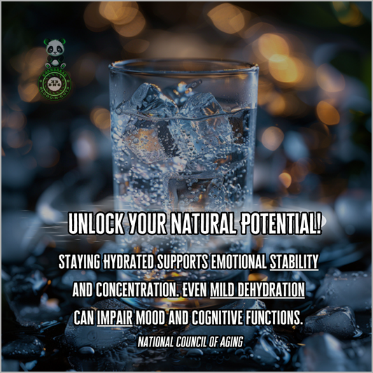Staying hydrated supports emotional stability and concentration. Even mild dehydration can impair mood and cognitive function. National Council Of Aging