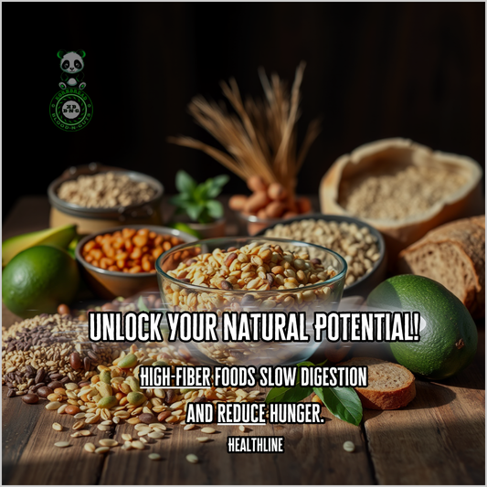 High-Fiber foods slow digestion and reduce hunger. Healthline