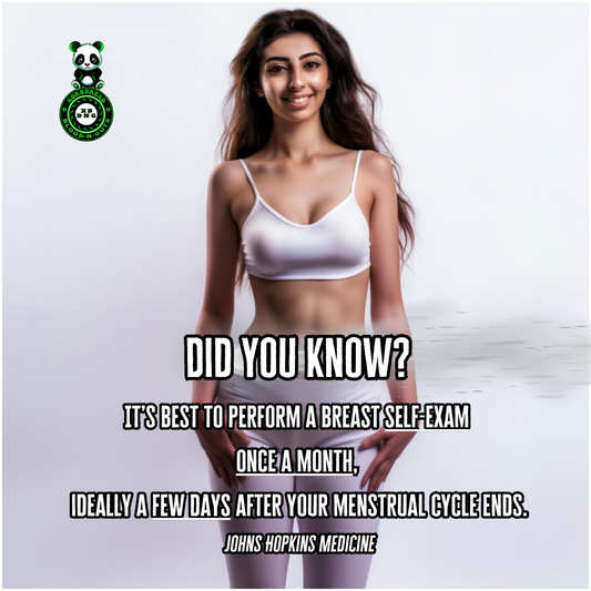 It’s best to perform a breast self-exam once a month, ideally a few days after your menstrual cycle ends. (Johns Hopkins Medicine)