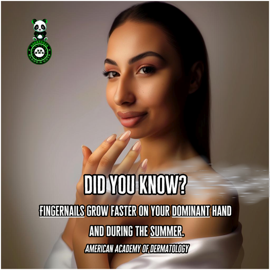 Fingernails grow faster on your dominant hand and during the summer. American Academy of Dermatology