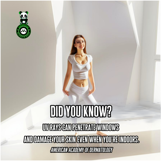 UV rays can penetrate windows and damage your skin even when you're indoors. American Academy Of Dermatology.