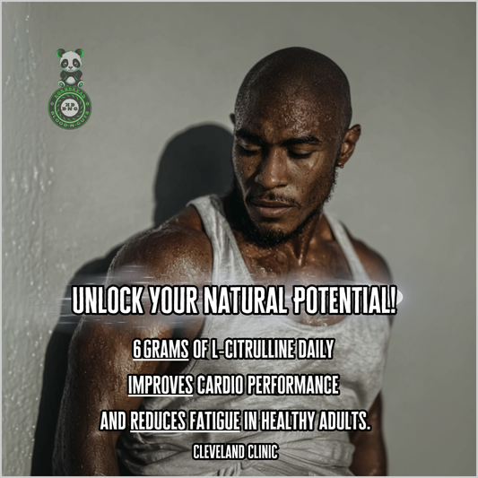 6 Grams of L-Citrulline daily improves cardio performance and reduces fatigue in healthy adults. Cleveland Clinic