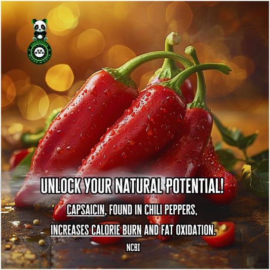 Capsaicin, found in chili peppers, increases calorie burn and fat oxidation. (NCBI)