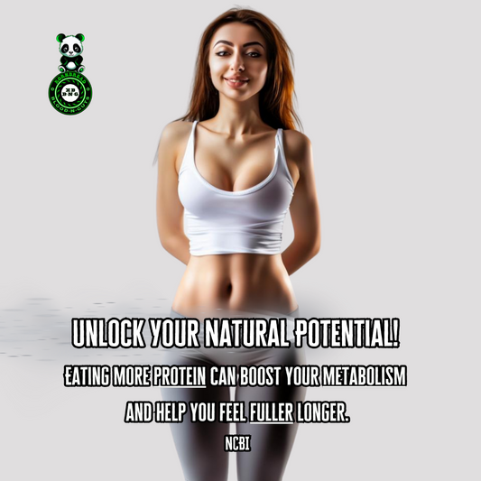Eating more protein can boost your metabolism and help you feel fuller longer. NCBI