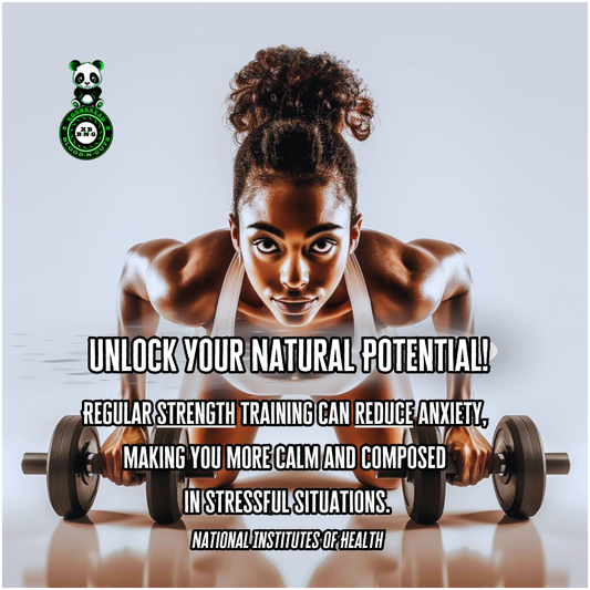 Regular strength training can reduce anxiety, making you more calm and composed in stressful situations. NIH