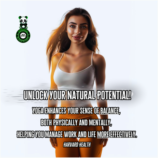 Yoga enhances your sense of balance, both physically and mentally, helping you manage work and life more effectively. Harvard Health