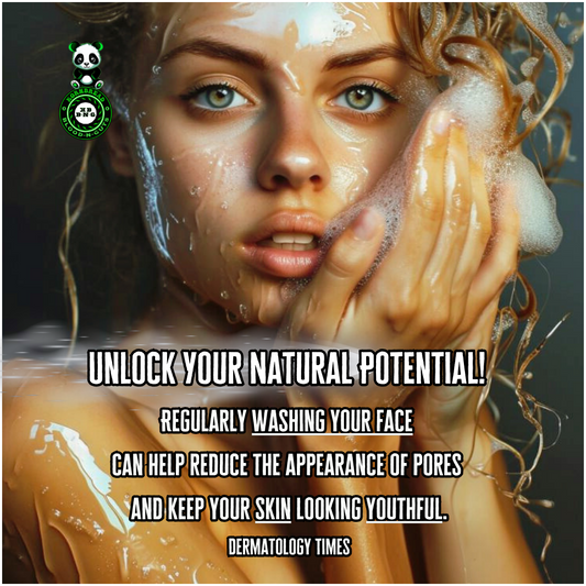 Regularly washing your face can help reduce the appearance of pores and keep your skin looking youthful. (Dermatology Times)