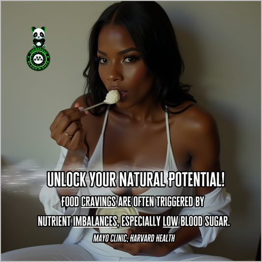 Food cravings are often triggered by nutrient imbalances, especially low blood sugar. Mayo Clinic, Harvard Health