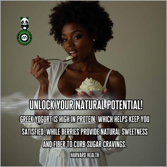 Greek yogurt is high in protein, which helps keep you satisfied, while berries provide natural sweetness and fiber to curb sugar cravings. Harvard Health