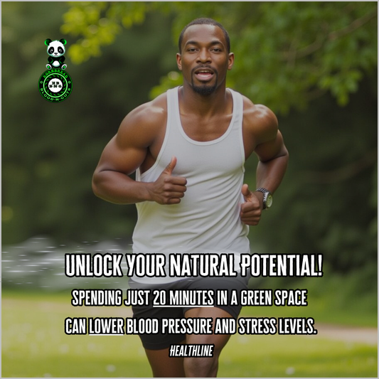 Spending just 20 minutes in a green space can lower blood pressure and stress levels. Healthline