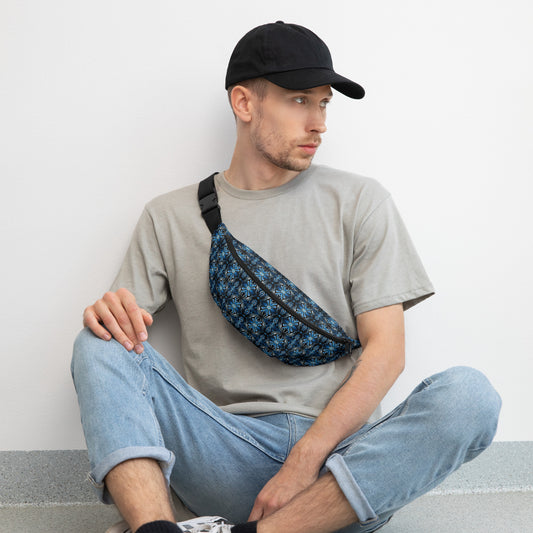 Navigate Your Adventures with the "Parabolic Blue" Fanny Pack