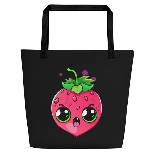 Bad Berry Large Tote Bag