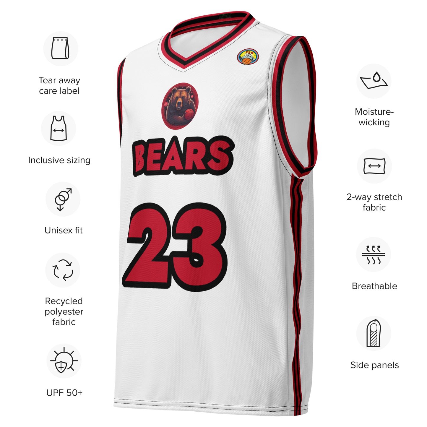 Big Bear Basketball Jersey [AWAY] (#23)