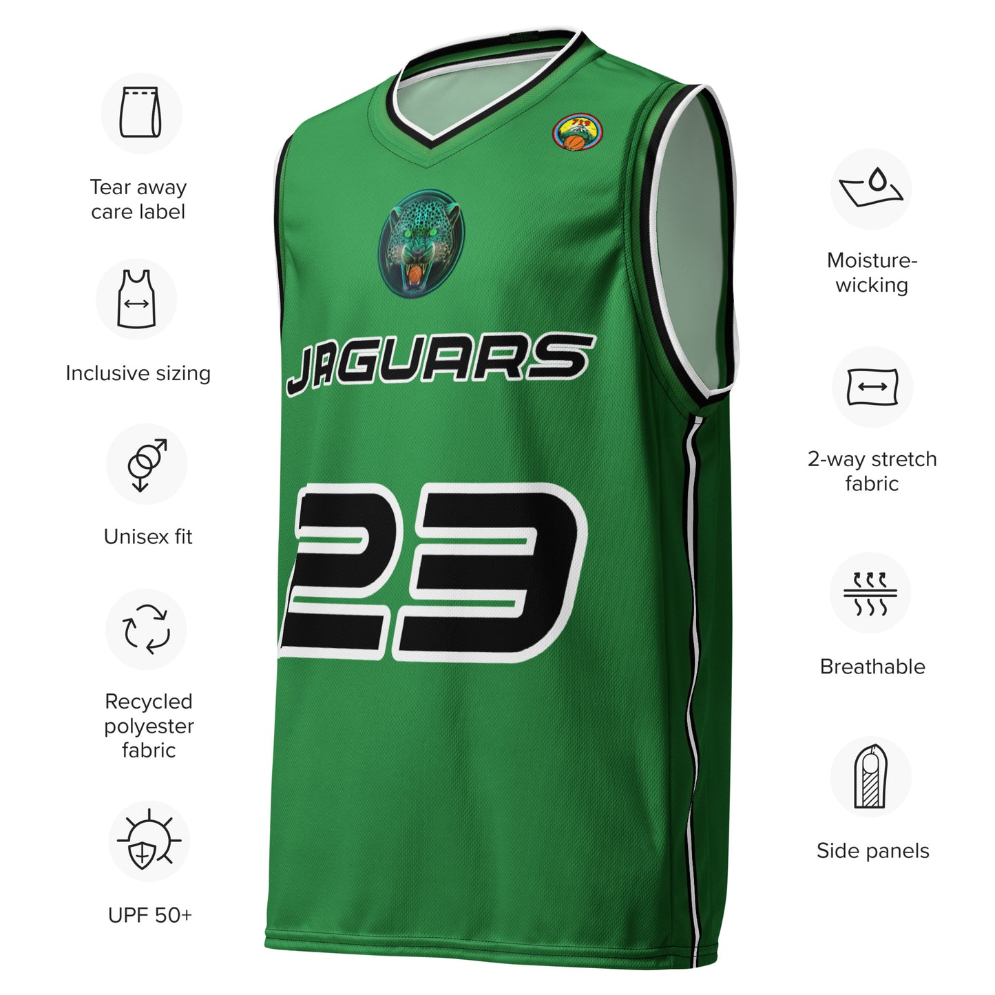 Jarring Jaguar Basketball Jersey (#23)