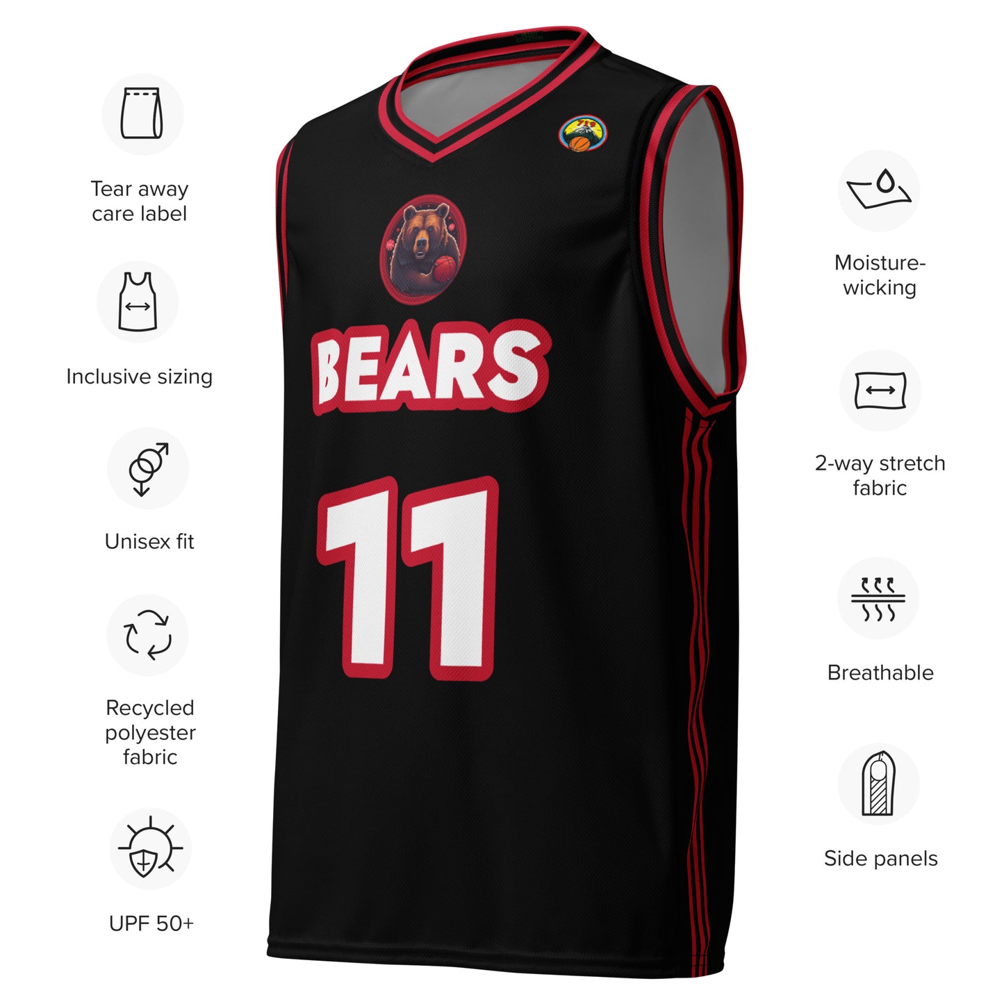 Big Bear Basketball Jersey (#11)