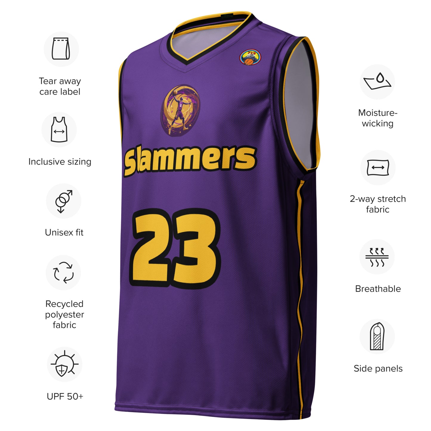 Slamming Slammers Basketball Jersey (#23)