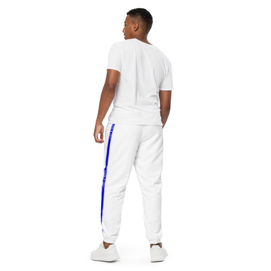 KBBNG Blue Stripe Track Pants (White)