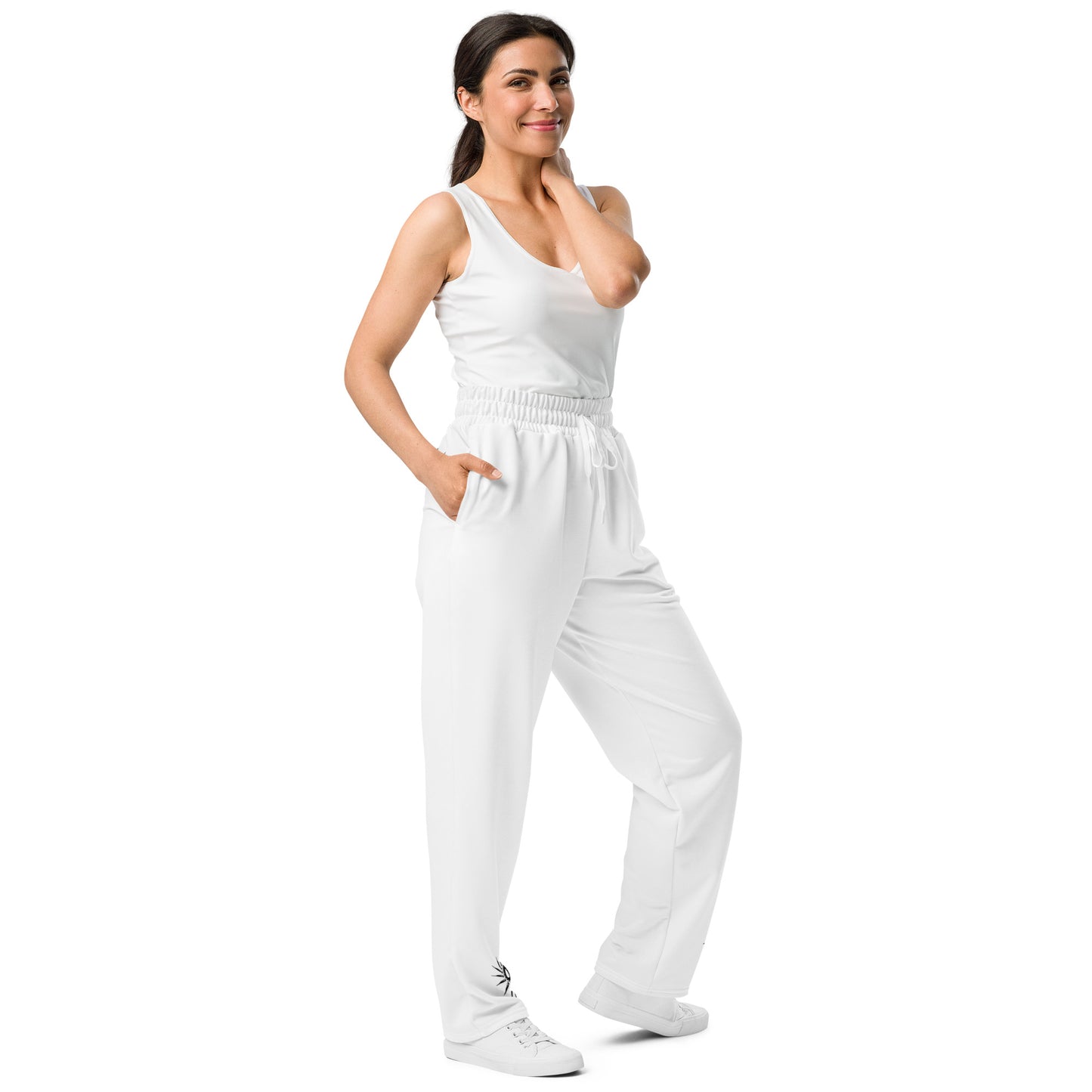 "Dark Sun" Wide-Leg Joggers