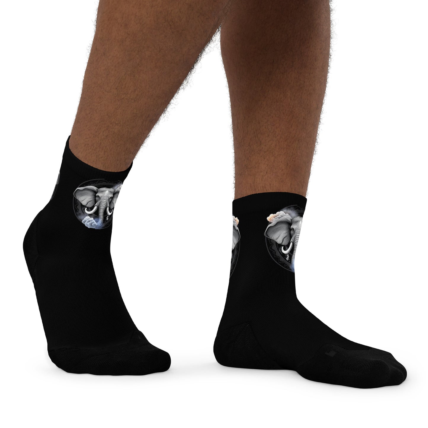 Storm Elephant Ankle Socks