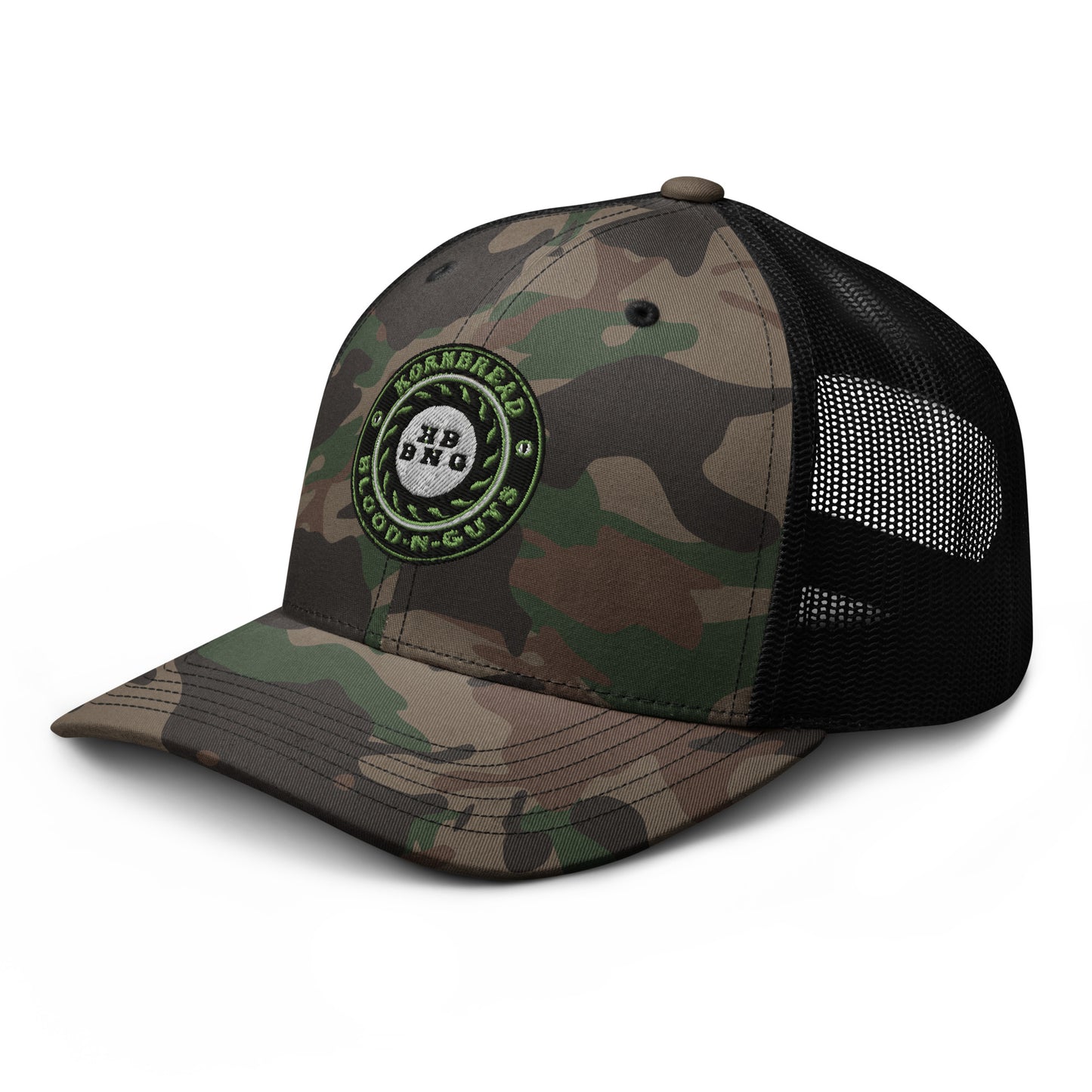 KBBNG Badge Camouflage Trucker Hat