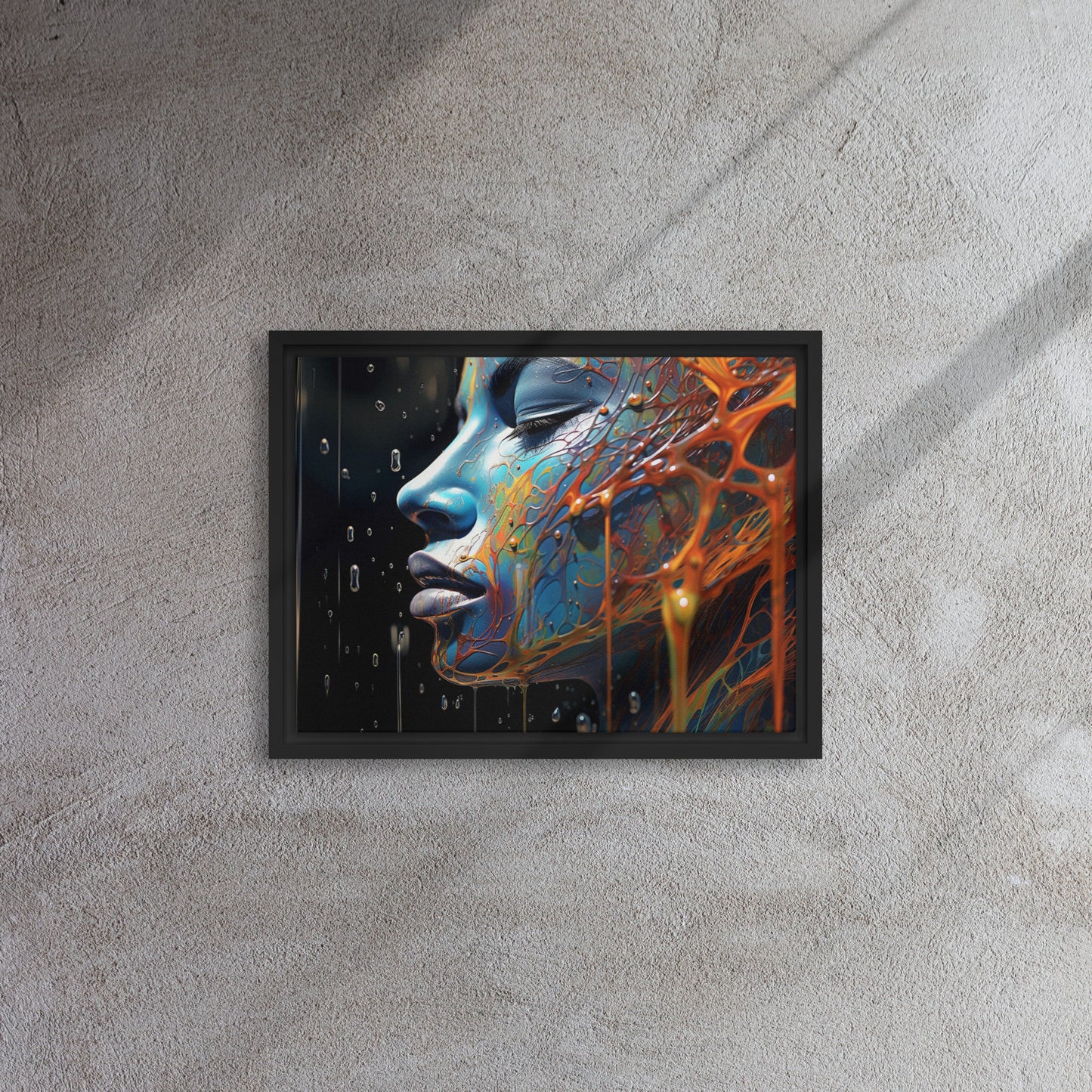 "Cleansed" Framed Canvas