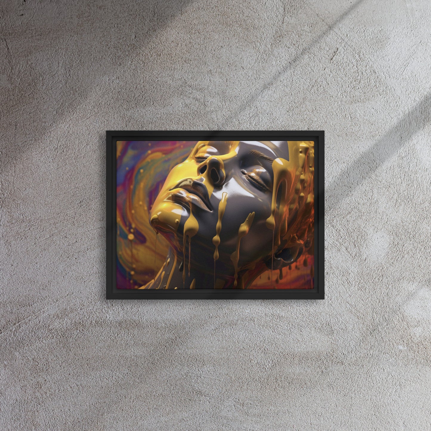 "Soiled" Framed Canvas