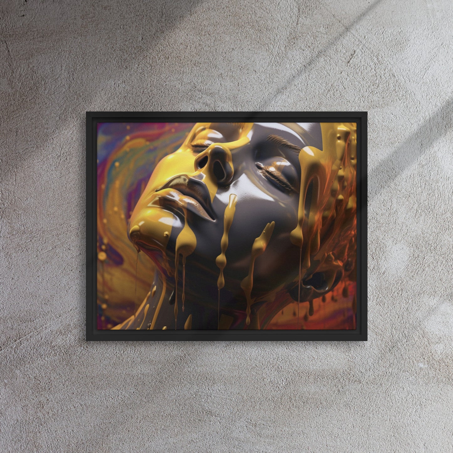 "Soiled" Framed Canvas