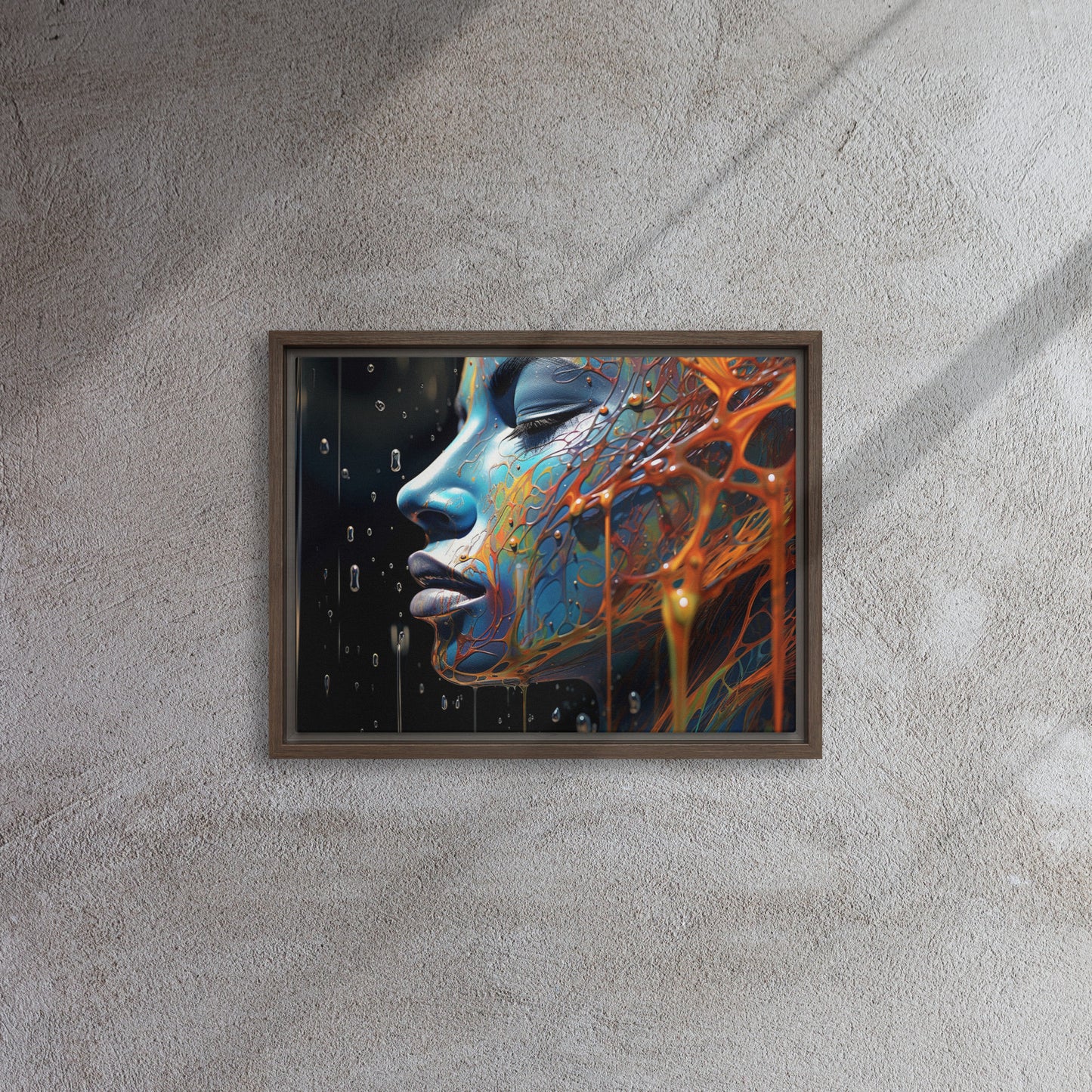 "Cleansed" Framed Canvas