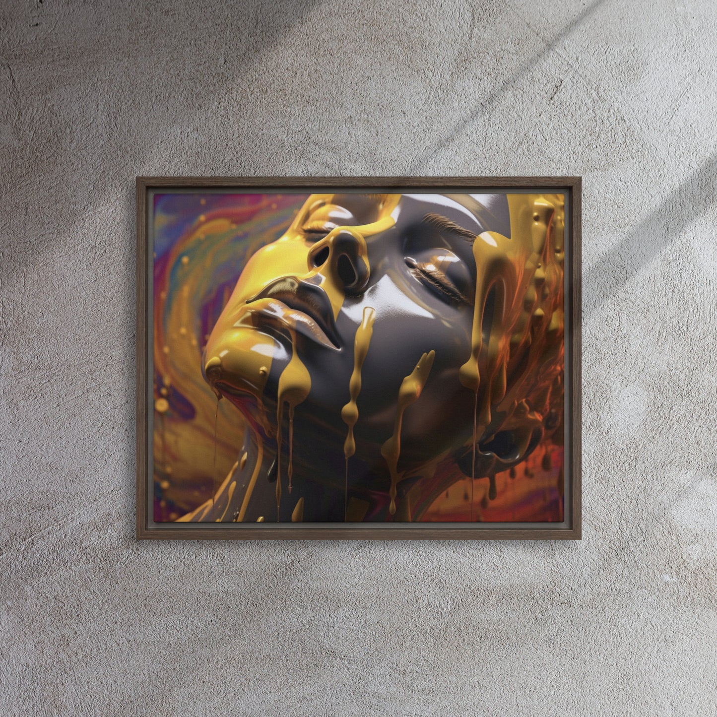 "Soiled" Framed Canvas