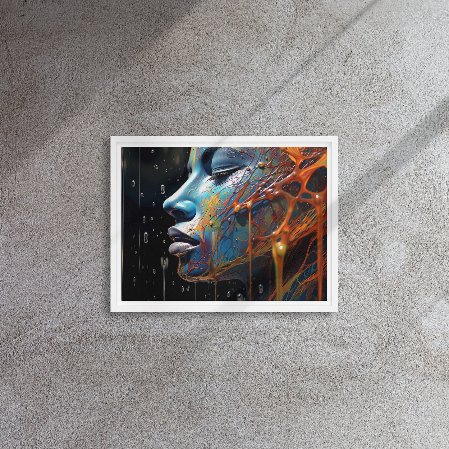 "Cleansed" Framed Canvas