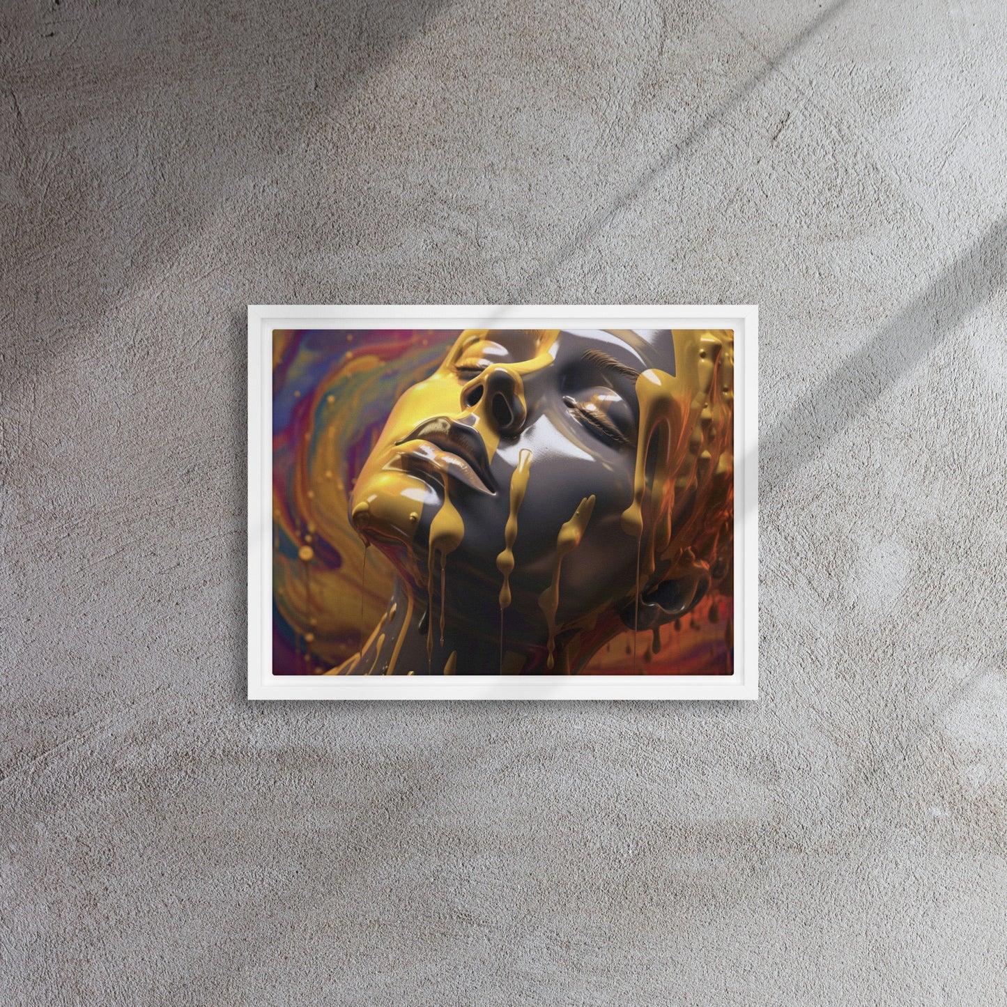 "Soiled" Framed Canvas