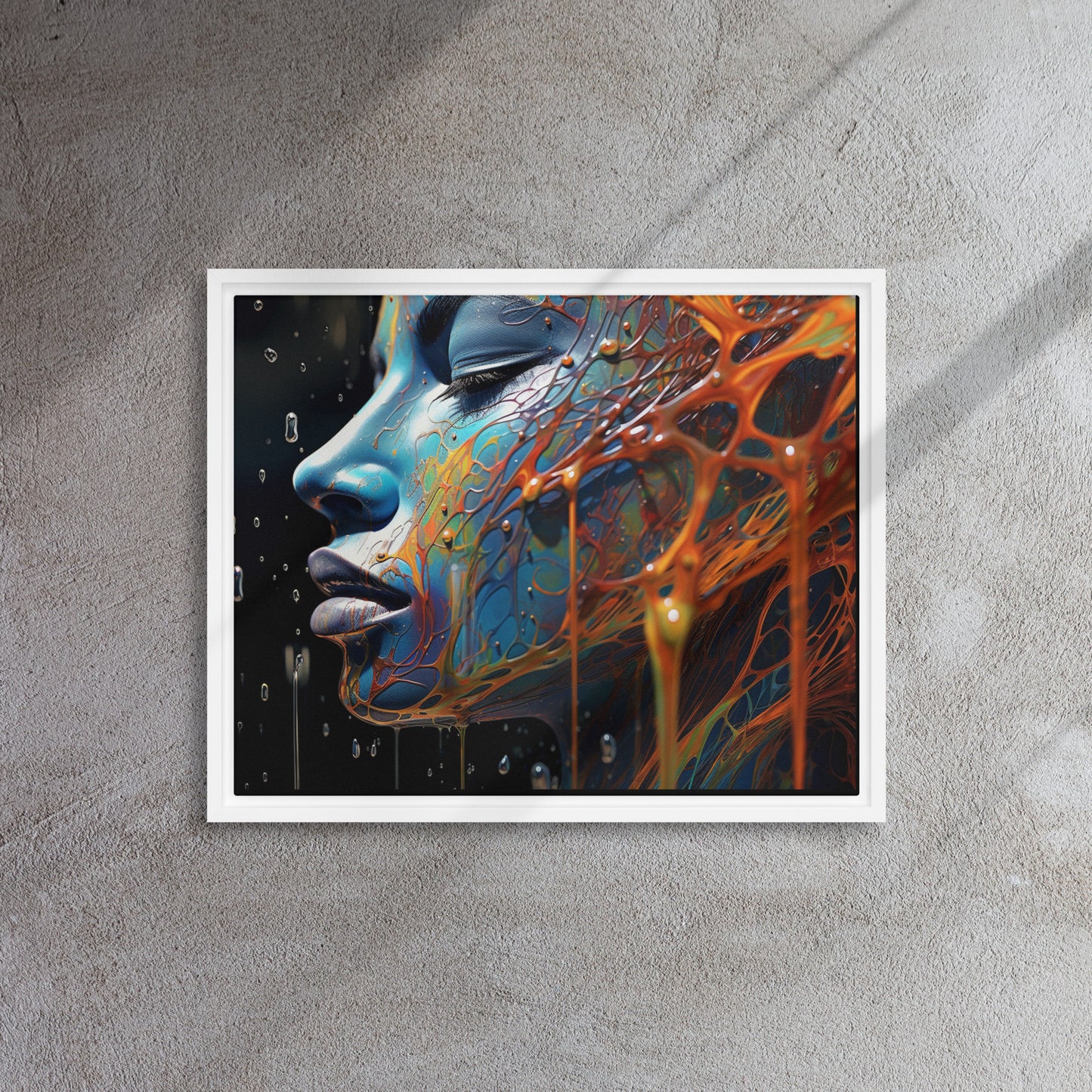 "Cleansed" Framed Canvas