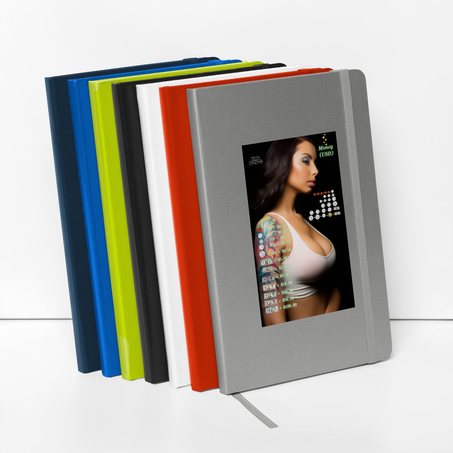 "Money (USD)" Hardcover Bound Notebook