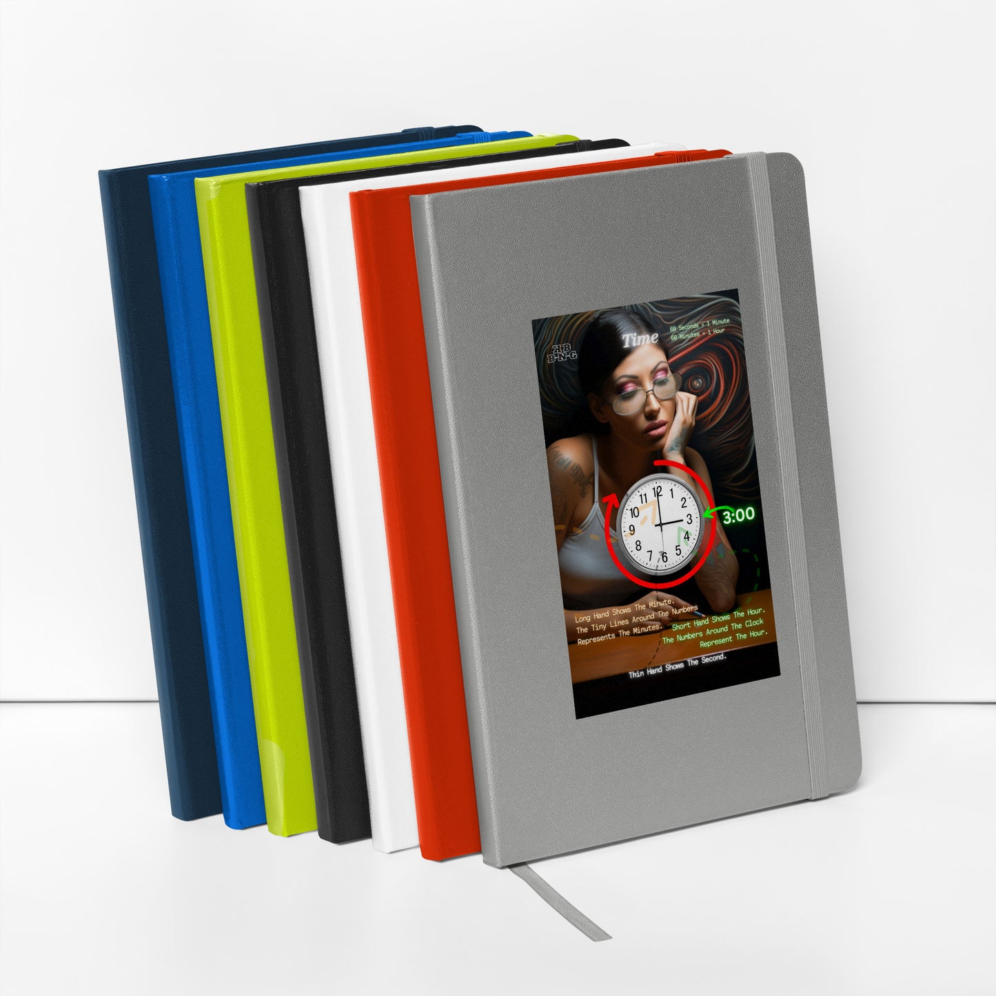 "Time" Hardcover Bound Notebook