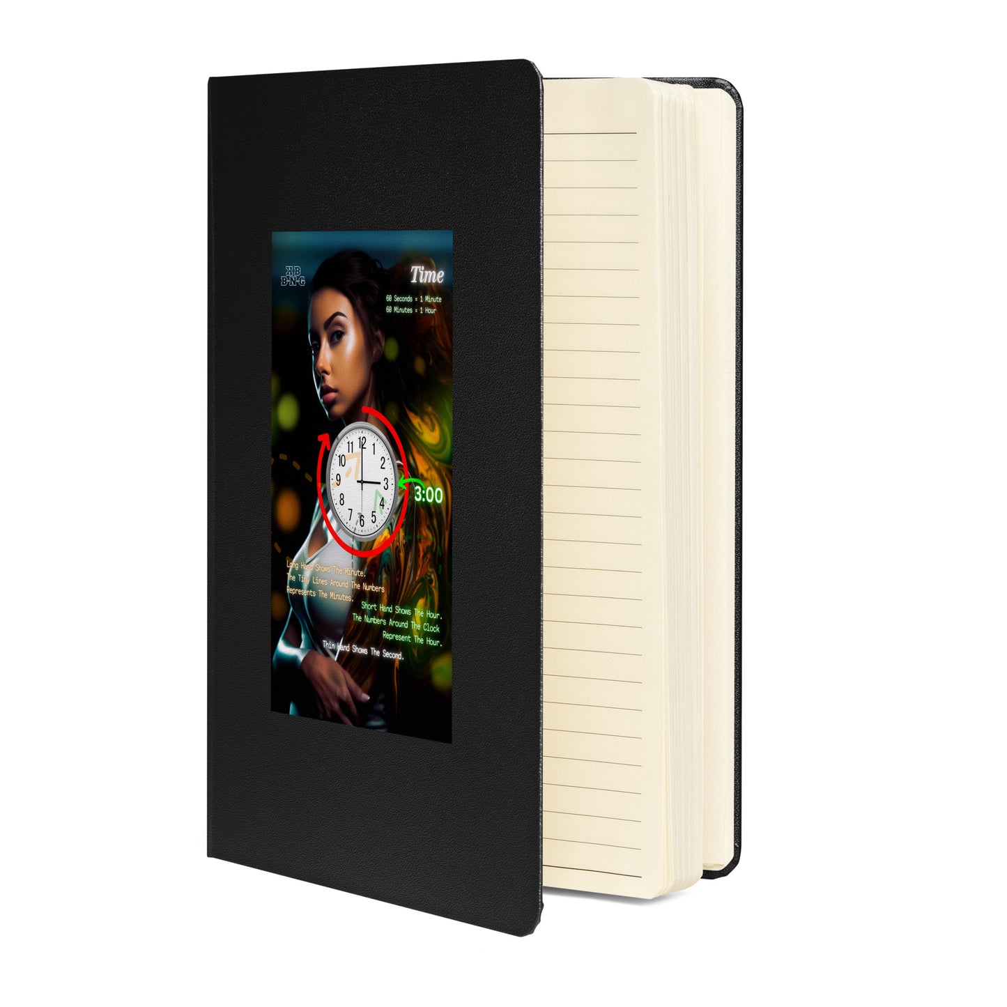 "Time" Hardcover Bound Notebook #3