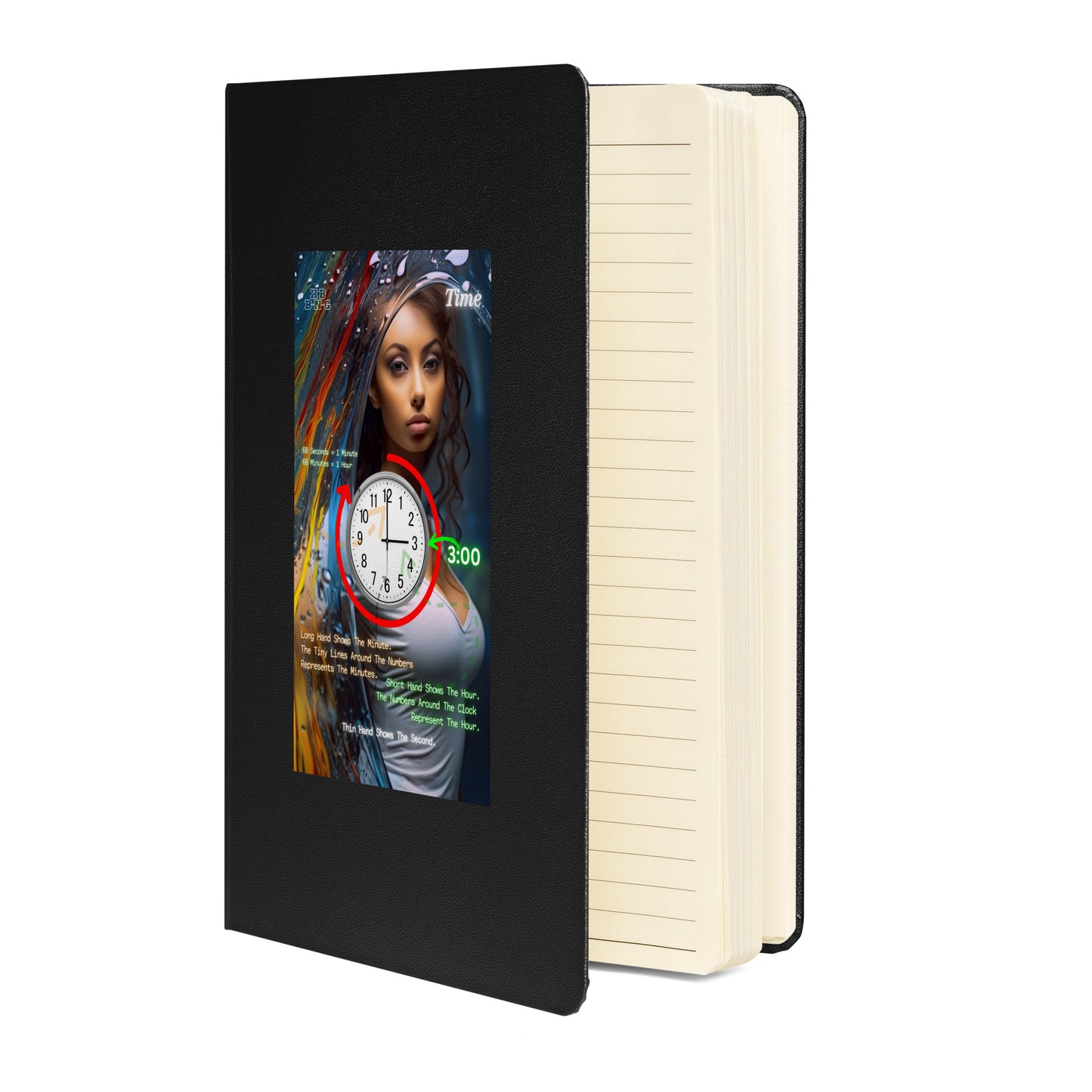 "Time" Hardcover Bound Notebook #4