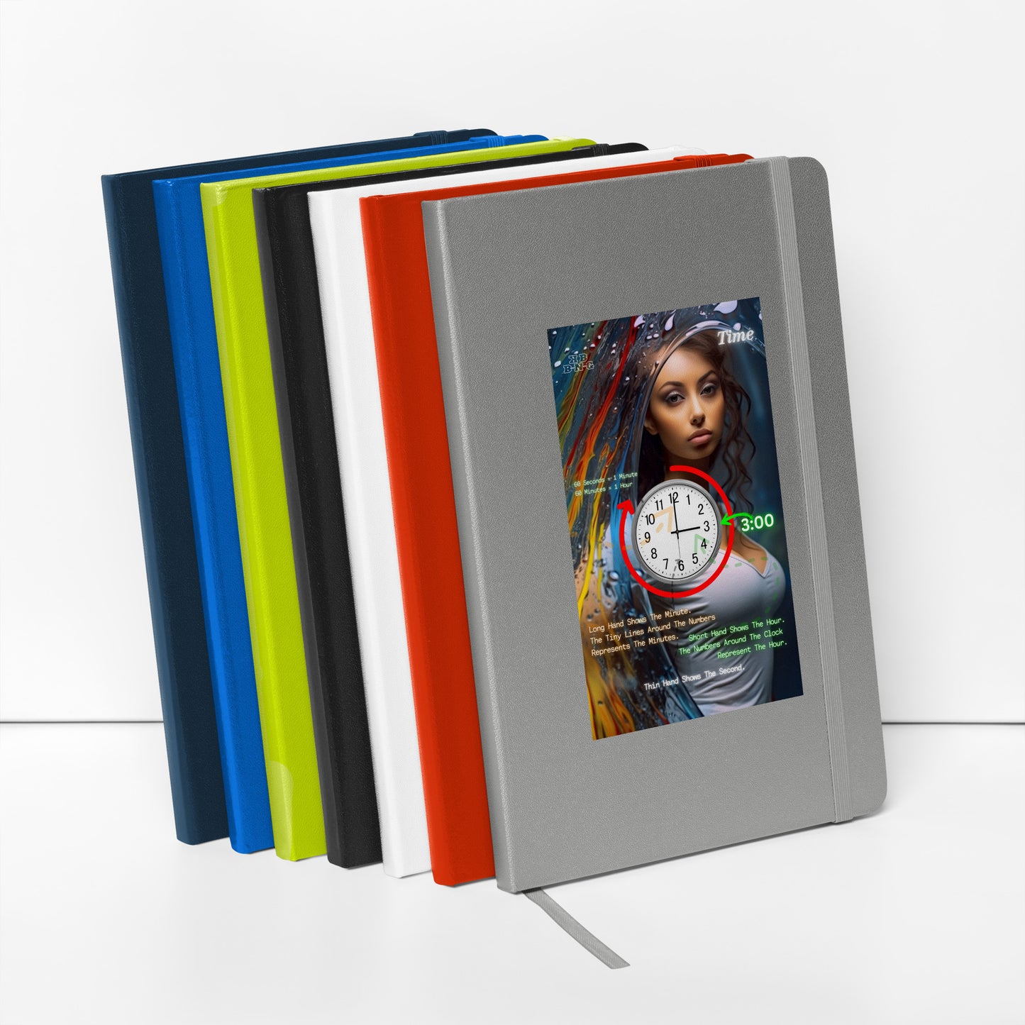 "Time" Hardcover Bound Notebook #4