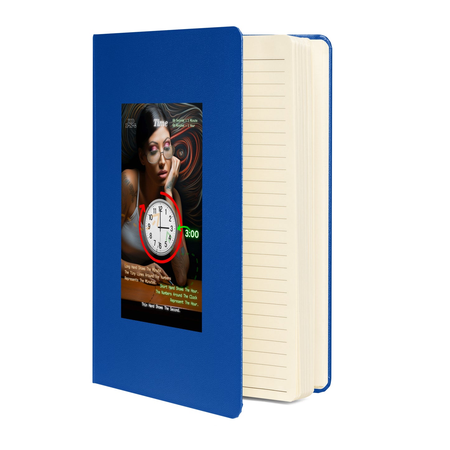 "Time" Hardcover Bound Notebook