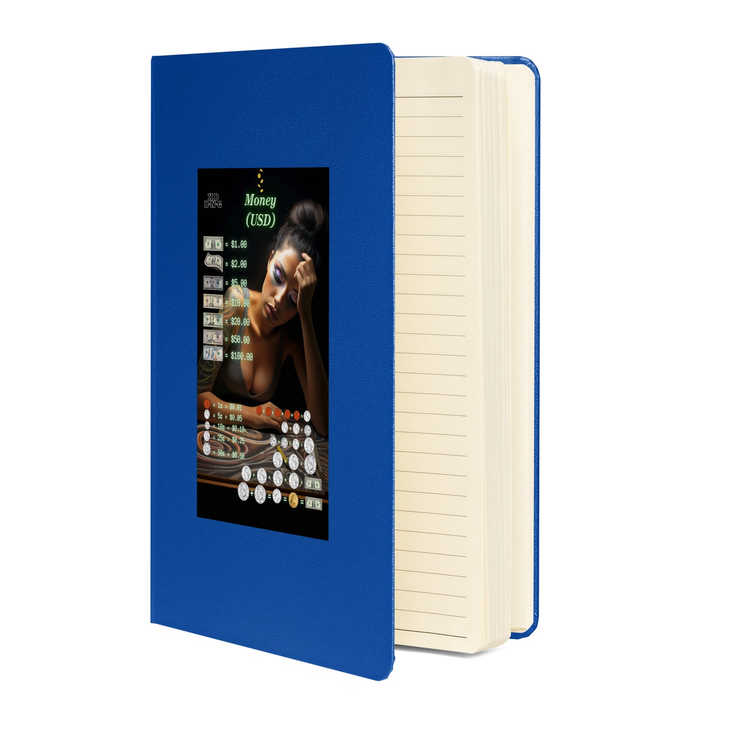 "Money (USD)" Hardcover Bound Notebook #4
