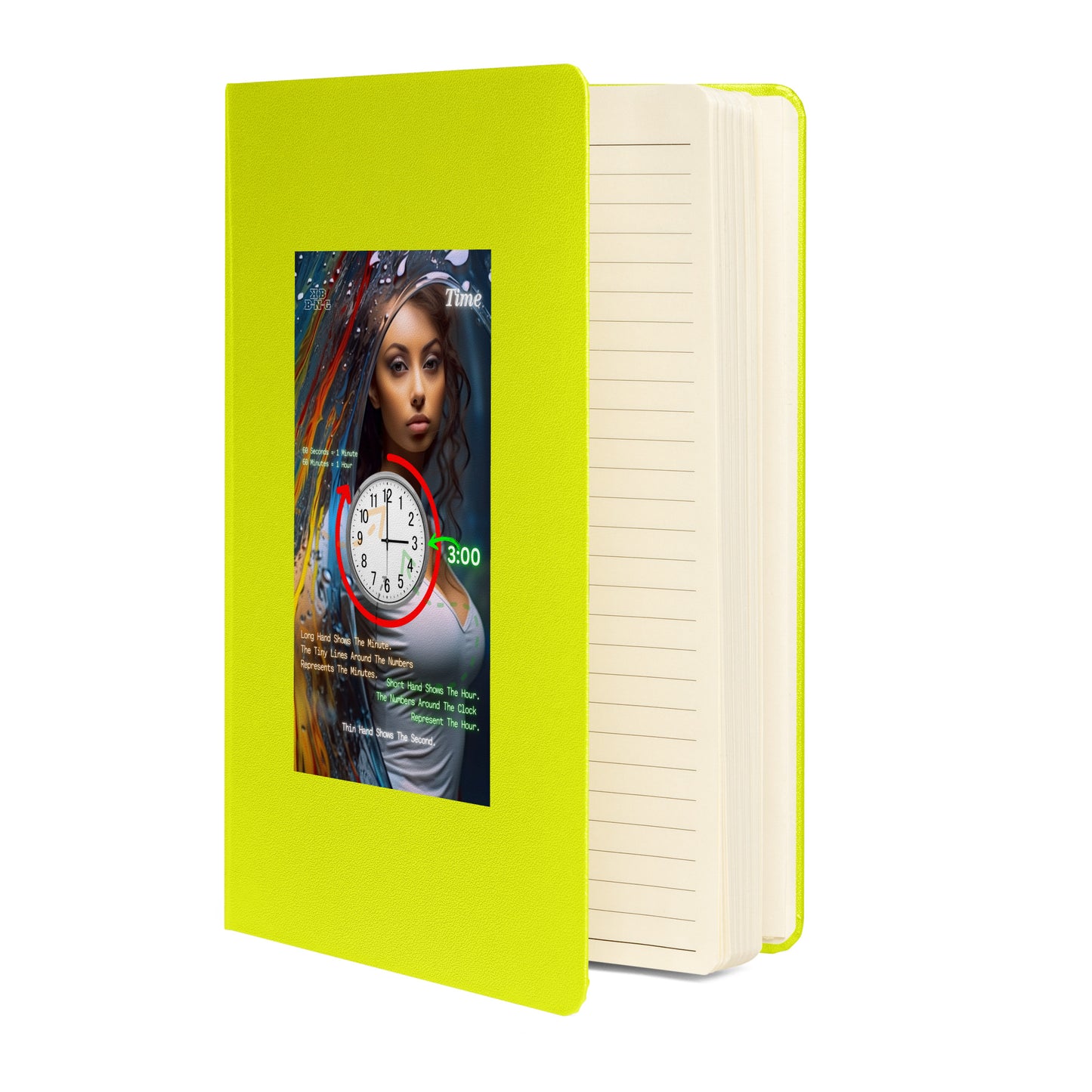 "Time" Hardcover Bound Notebook #4