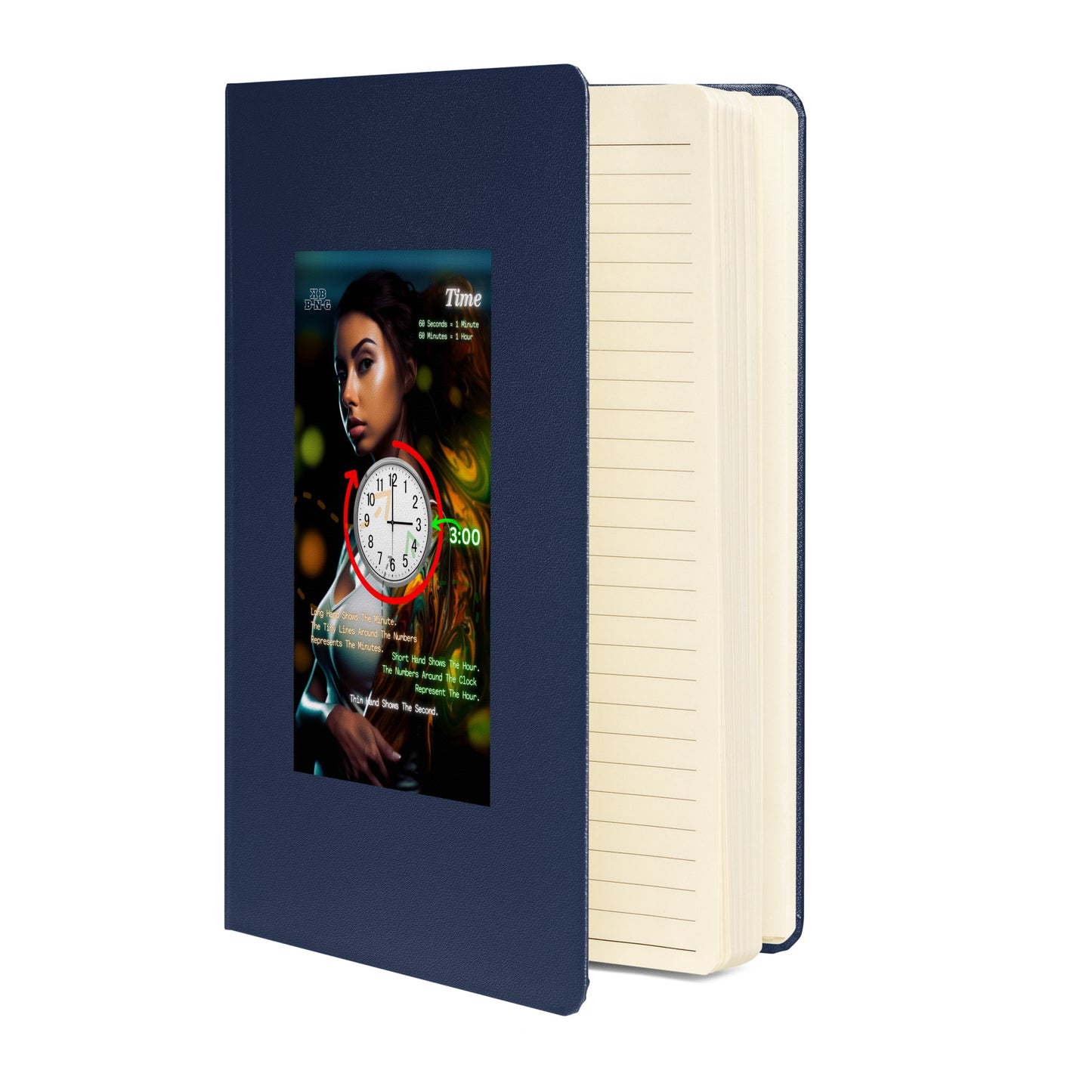 "Time" Hardcover Bound Notebook #3