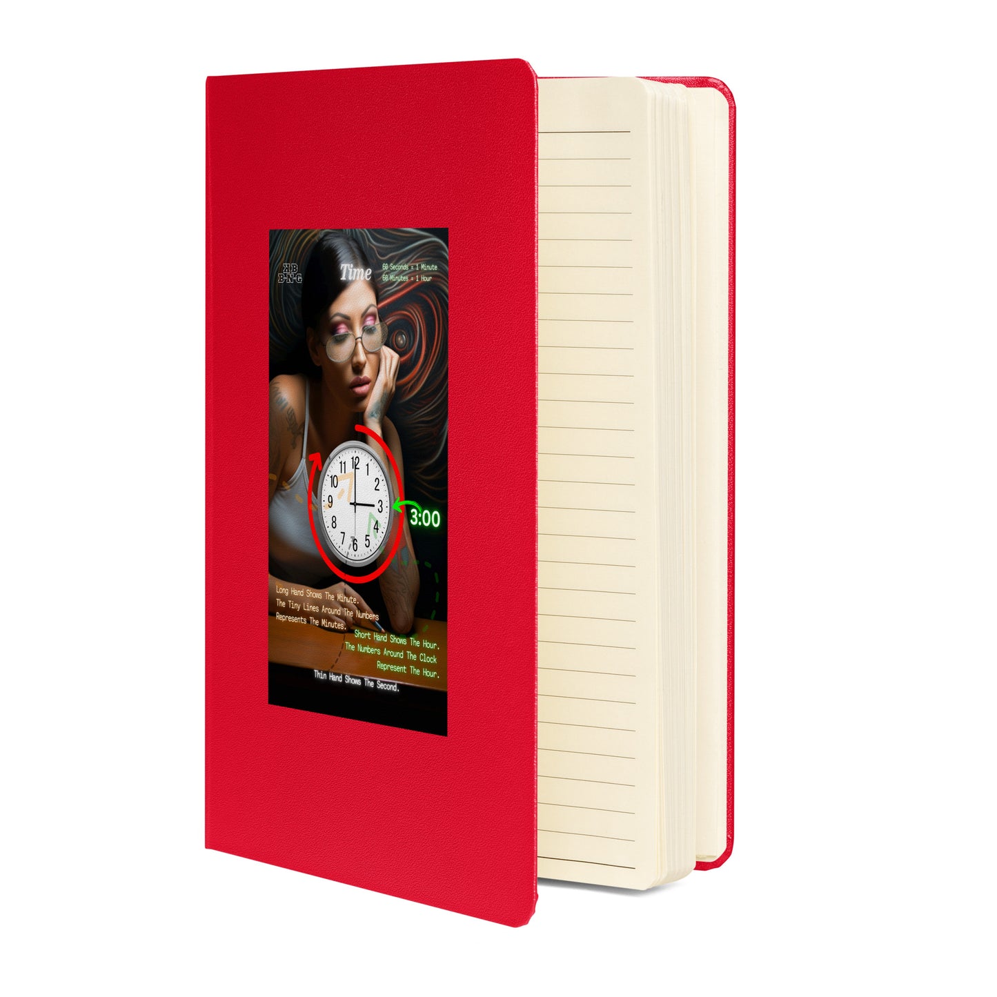 "Time" Hardcover Bound Notebook