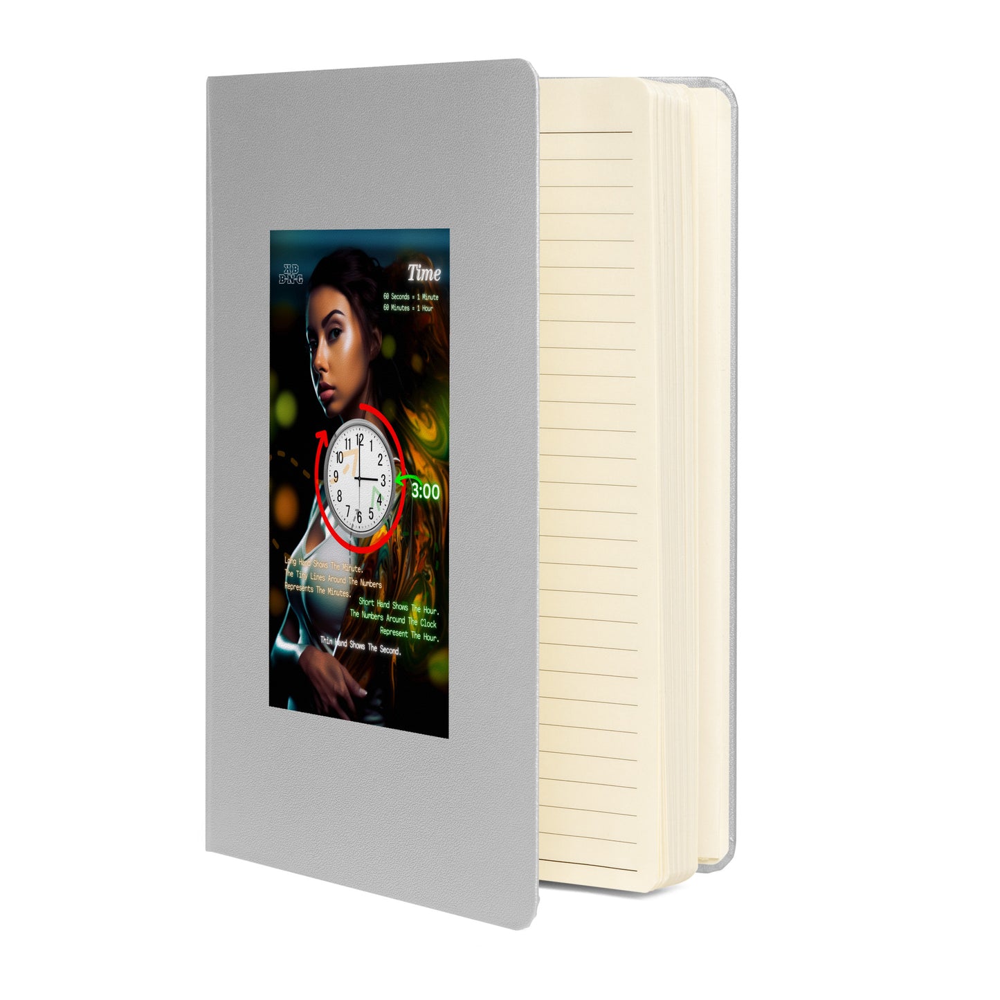 "Time" Hardcover Bound Notebook #3